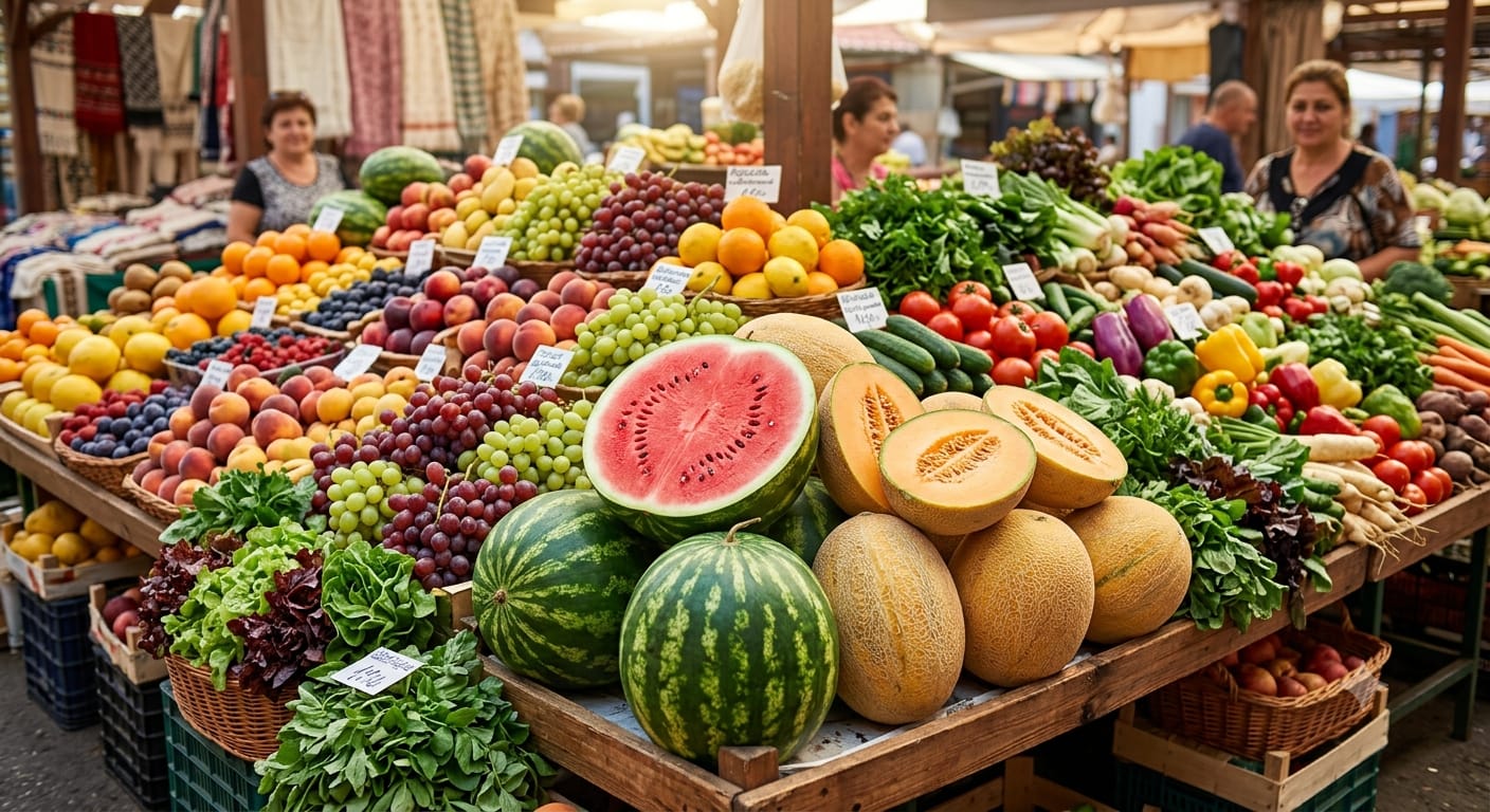 Fresh Fruits and Vegetables